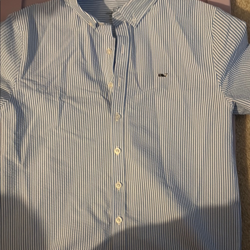 Boy’s Blue Striped Shirt